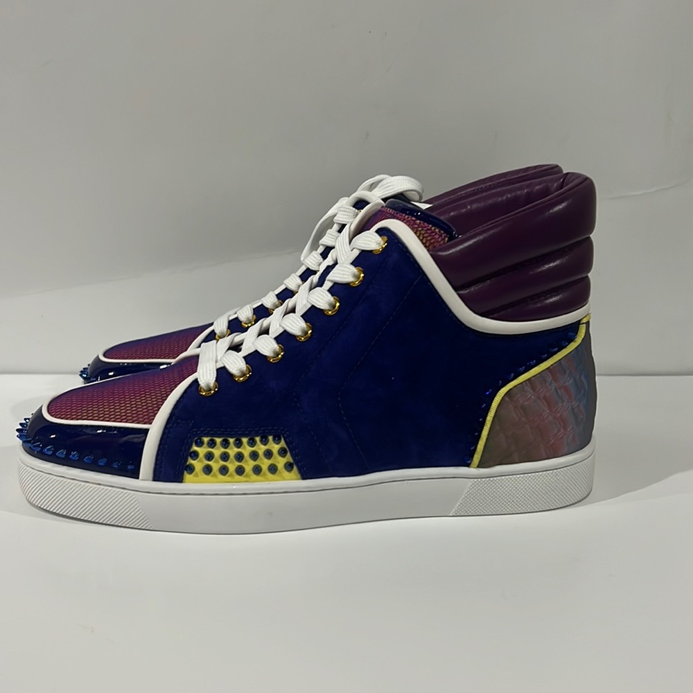 Christian LouBoutin 1170160  SPORTY DUDE LOW FLAT PAT/NAP SH/MINI size 43